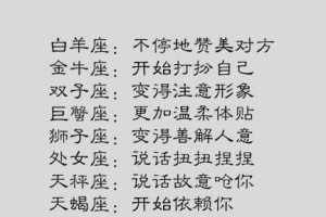 十二星座男生最能读懂女生的排名（从星座角度看男生对女性的洞察力，看看你的星座排第几名？）
